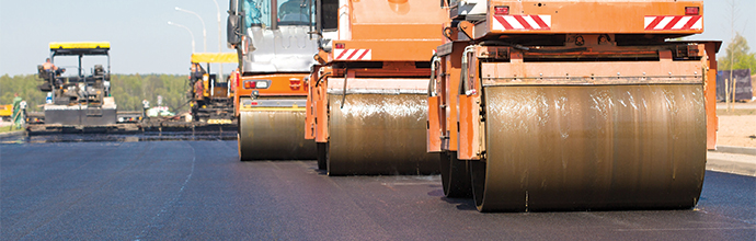 Asphalt roller
