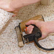 Carpet stapler